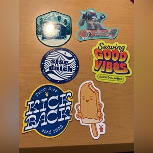 Christmas, Dutch Dad, Halloween Rare Hard to Find Dutch Bros Stickers Lot of 31